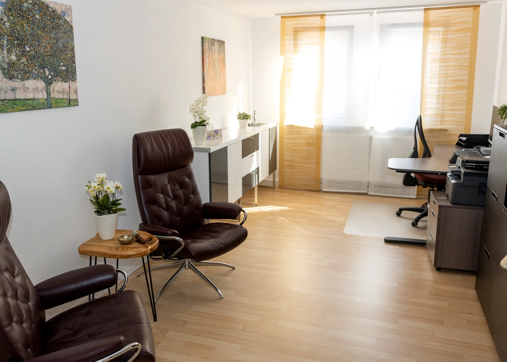 Beruhigender, professioneller Therapieraum